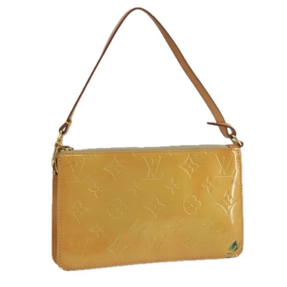 LOUIS VUITTON Monogram Vernis Lexington Accessory Pouch Beige - Picture 1 of 15